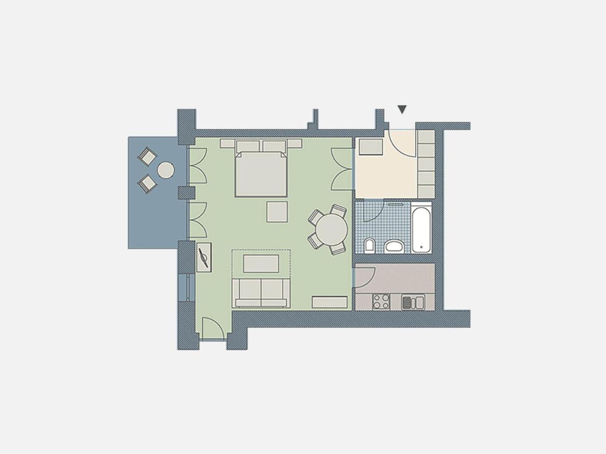Kaiservillen Heringsdorf - 1-Raum-Ferienwohnung Mit Terrasse Dg21 Εξωτερικό φωτογραφία