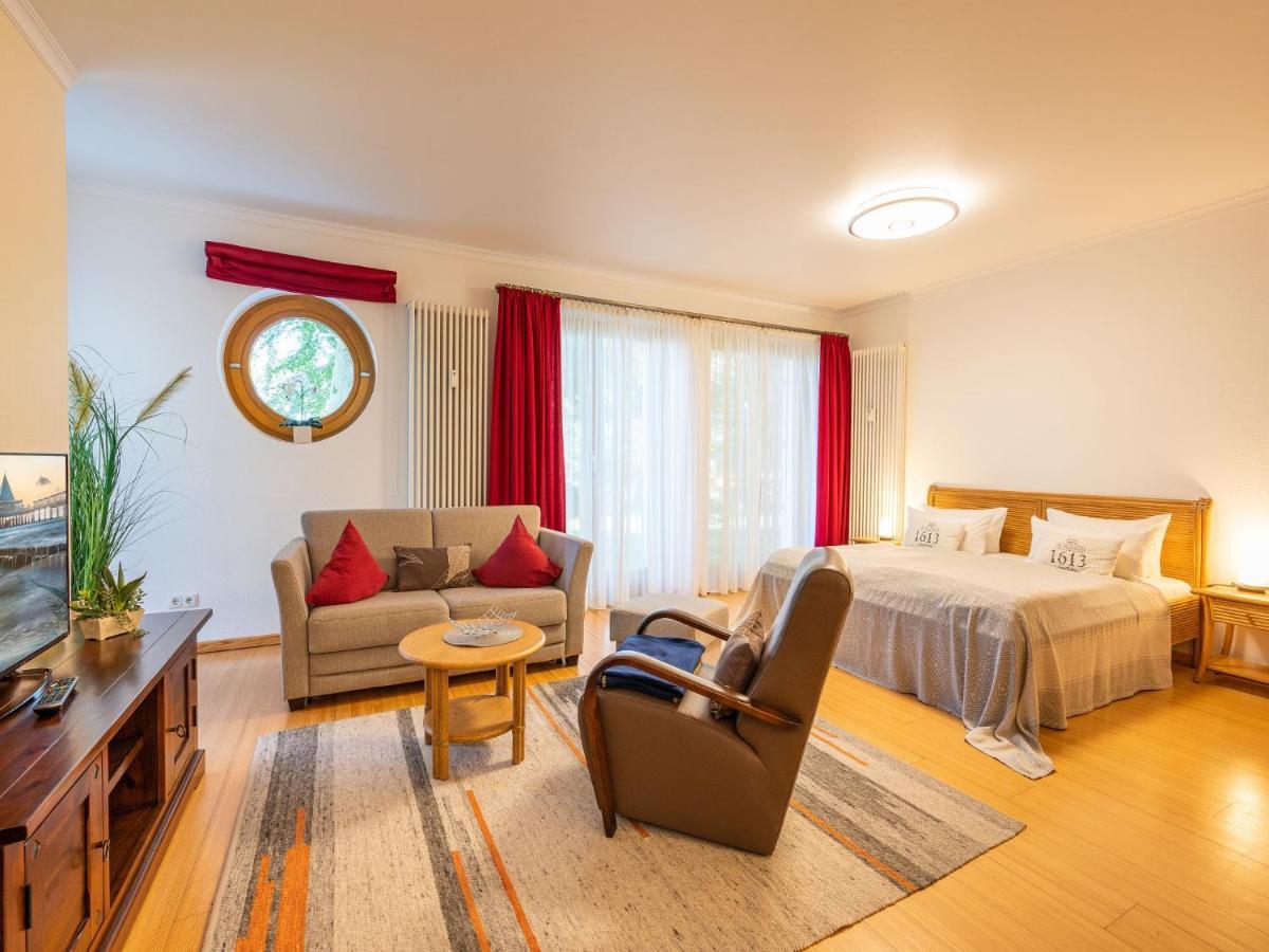 Kaiservillen Heringsdorf - 1-Raum-Ferienwohnung Mit Terrasse Dg21 Εξωτερικό φωτογραφία